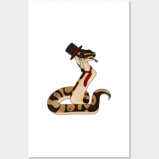 Dapper Ball Python Posters and Art